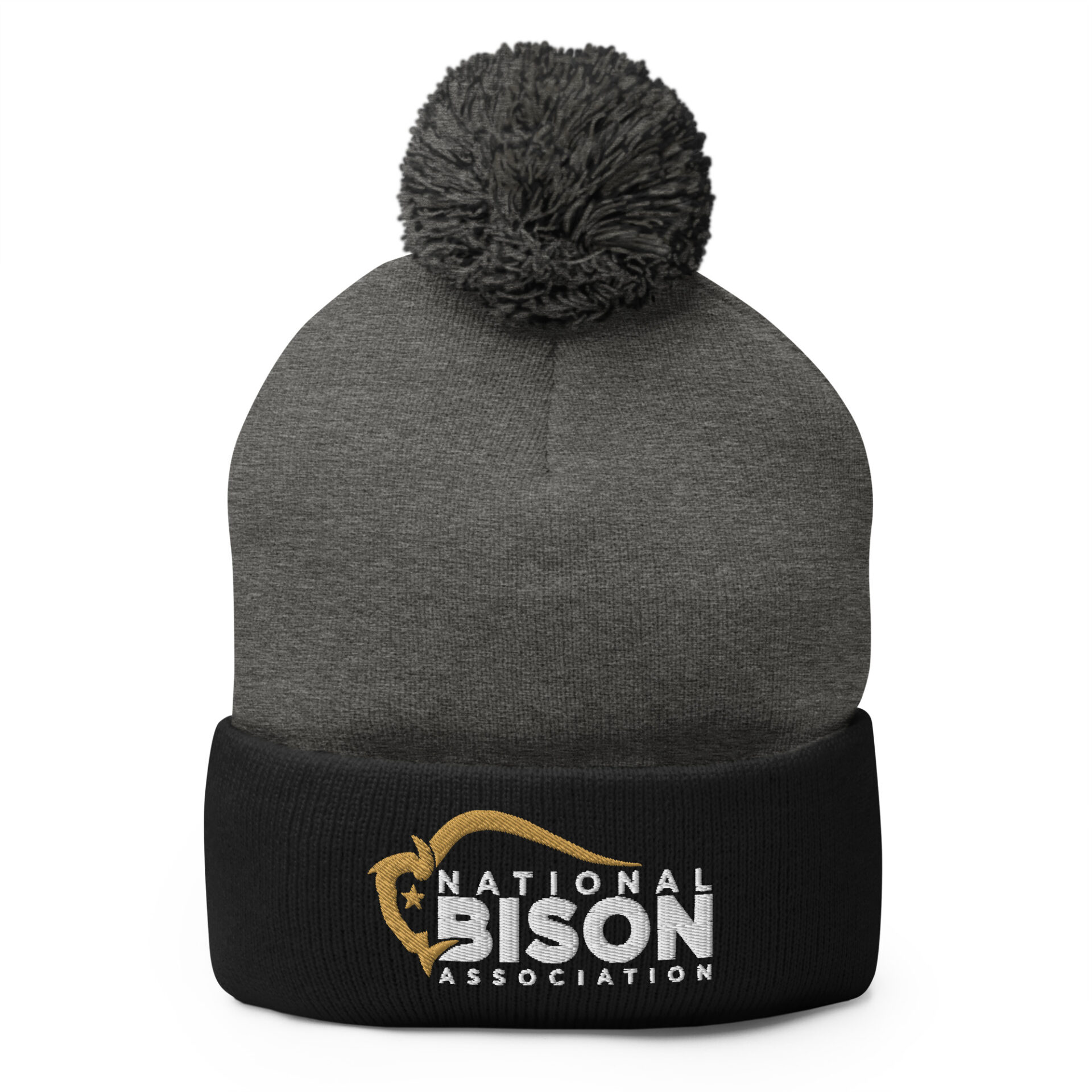 Embroidered NBA Logo Pom-Pom Beanie - Image 5