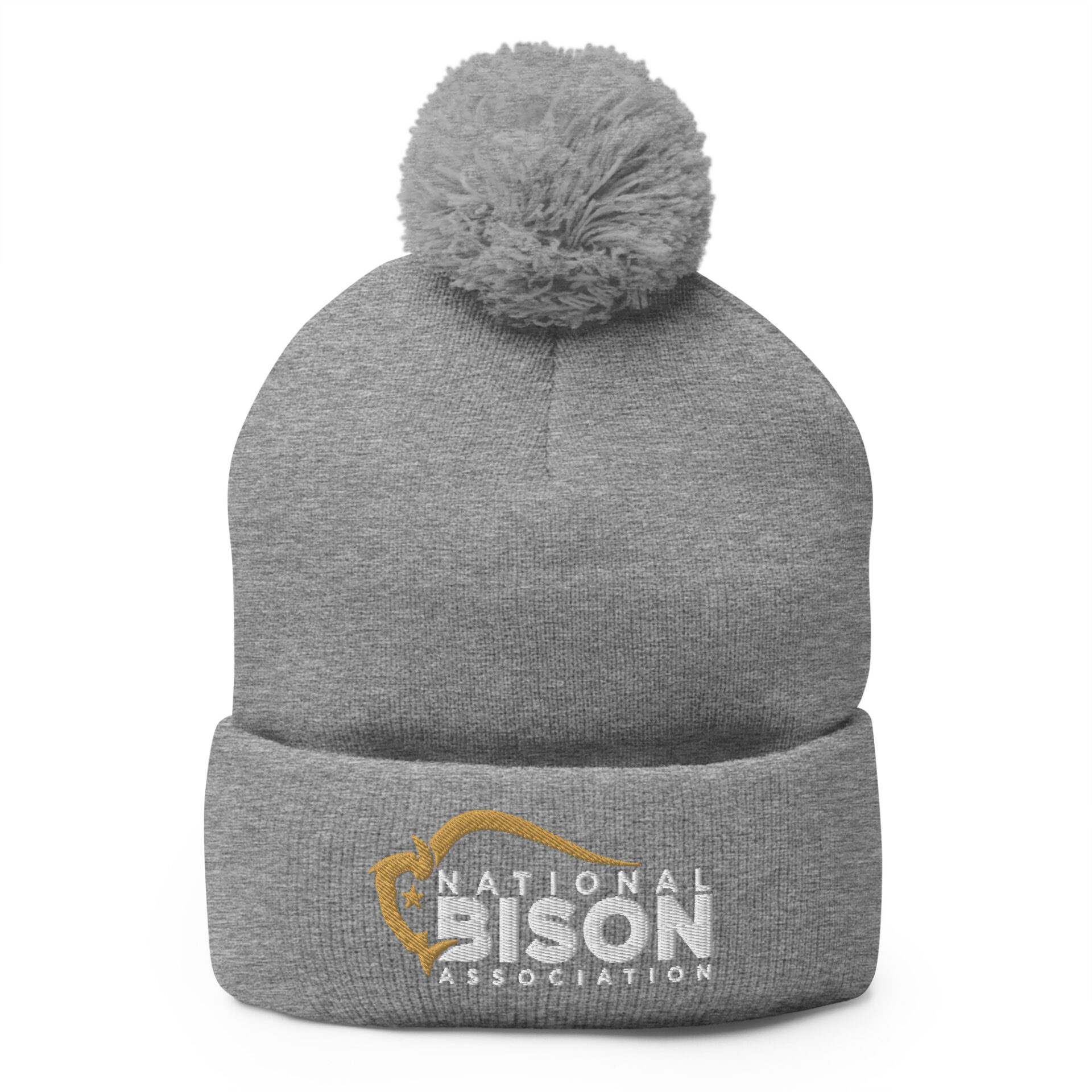 Embroidered NBA Logo Pom-Pom Beanie - Image 8