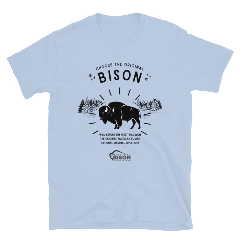 Choose the Original Bison Short-Sleeve Unisex T-Shirt - Image 10
