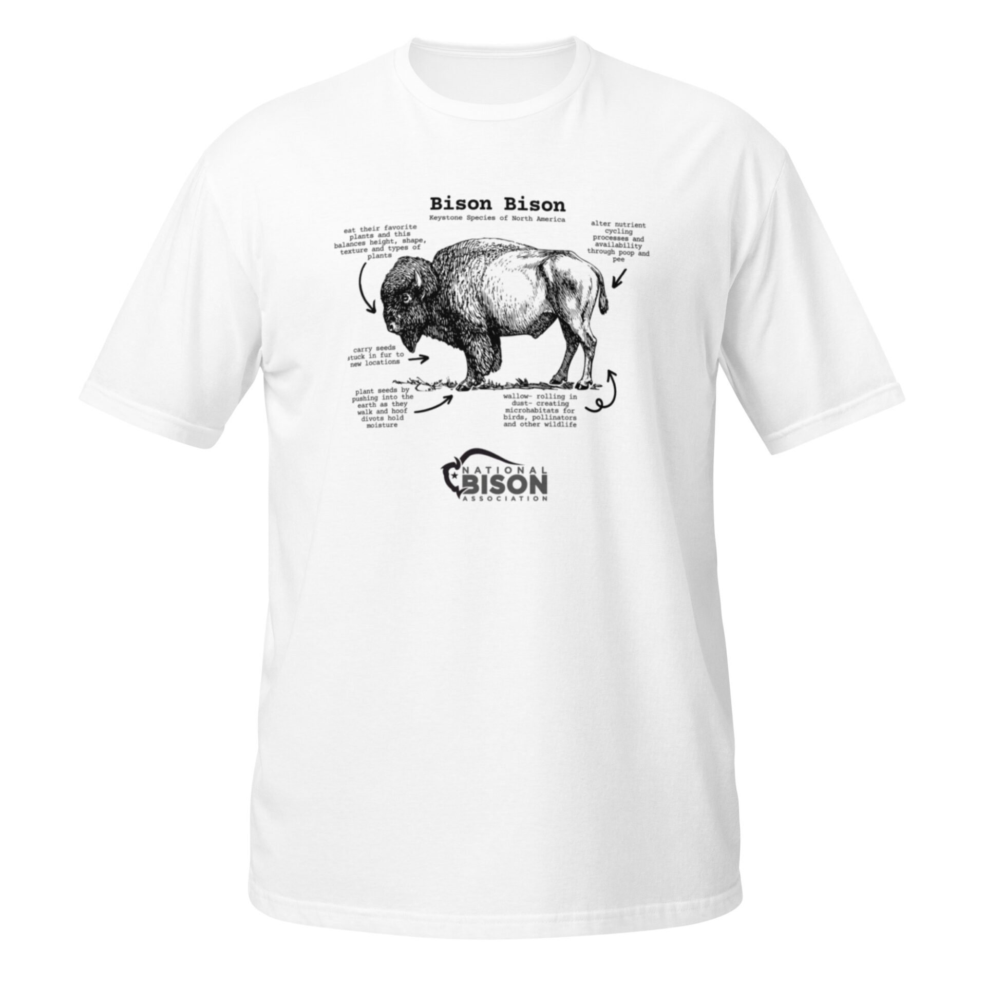 Bison Bison Short-Sleeve Unisex T-Shirt